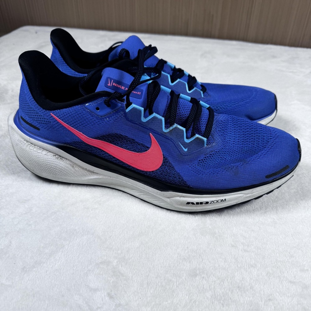 Nike Air Zoom Pegasus 40 Shoes‎ Mens Size 14 Blue Pink Running Sneaker Athletic